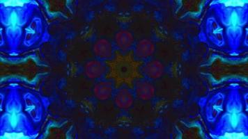 Abstract Colorful Kaleidoscope Background Footage. video