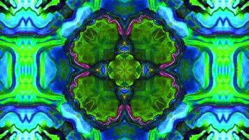 images d'arrière-plan de kaléidoscope coloré abstrait. video