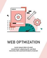 System software update and upgrade concept. Loading process in smart phone screen, App Development, flat design icon vector illustration