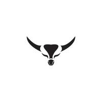 Bison logo icon vector template illustration