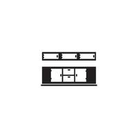 Kitchen set icon logo, vector design