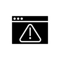 Computer virus black glyph icon. Malicious software. Destructive program and malware. Information damage. Silhouette symbol on white space. Solid pictogram. Vector isolated illustration