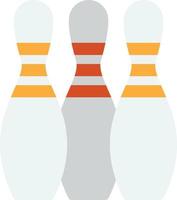 bowling illustration in minimal style vector