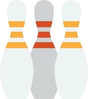 bowling illustration in minimal style vector