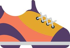 gym shoes illustration in minimal style vector