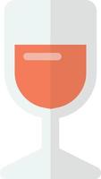 wine glasses illustration in minimal style vector