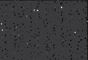 Light Black vector template with crystals, circles, squares.