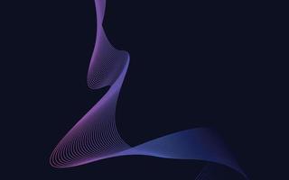 Vector abstract wave background. Blue waves background