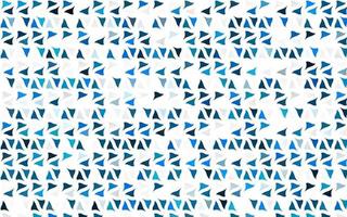 Light BLUE vector backdrop with lines, triangles.