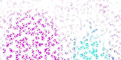 Light pink, blue vector backdrop with chaotic shapes.