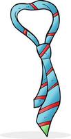 doodle cartoon tie vector