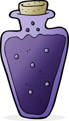 doodle cartoon potion
