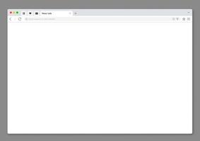 maqueta de interfaz de ventana de navegador web de internet vector