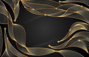 Abstract Lines and Waves Background vector