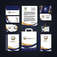 Elegant Corporate Business Kit Template vector