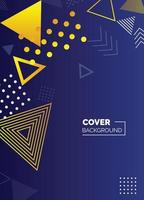 Covers templates set with bauhaus. memphis and hipster style graphic geometric elements. Applicable for placards. brochures. posters. covers and banners. Vector illustrations