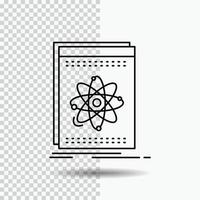 Api. application. developer. platform. science Line Icon on Transparent Background. Black Icon Vector Illustration