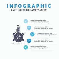 research. laboratory. flask. tube. development Infographics Template for Website and Presentation. GLyph Gray icon with Blue infographic style vector illustration.