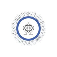 Computing. data. infrastructure. science. structure Line Icon. Vector isolated illustration
