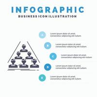 team. build. structure. business. meeting Infographics Template for Website and Presentation. GLyph Gray icon with Blue infographic style vector illustration.