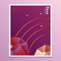 Flyer. Brochure Design Templates. Geometric Triangular Abstract Modern Backgrounds. Mobile Technologies. Applications and Online Services Infographic Concept vector