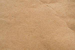 Brown paper eco recycled kraft sheet texture cardboard background photo