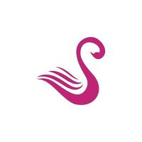 Swan icon Template vector illustration