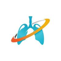 Lung Vector icon for medical design