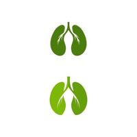 Lung Vector icon for medical design