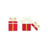 Gift Box Icon Vector