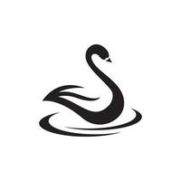 Swan icon Template vector illustration
