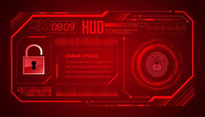 Modern HUD Technology Background