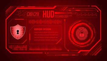 Modern HUD Technology Background vector