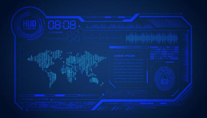Modern HUD Technology Background