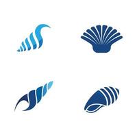 Shell vector icon illustration design