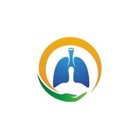 Lung Vector icon for medical design