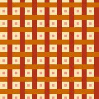 Seamless square pattern background retro colors vector