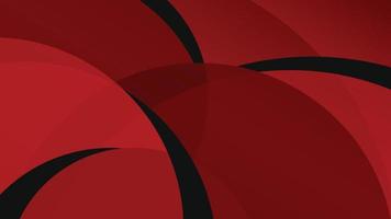 Abstract banner background with red circle shapes vector