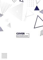 Covers templates set with bauhaus. memphis and hipster style graphic geometric elements. Applicable for placards. brochures. posters. covers and banners. Vector illustrations