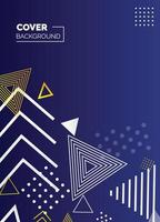 Colorful abstract minimalistic style poster. memphis geometric background. cover template. creative pattern Vectors