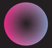 Halftone background design vector template