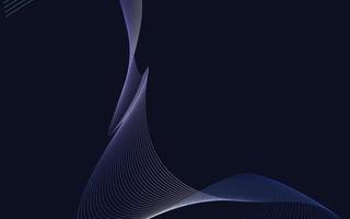 Wave of the Blue Gradient colored lines. High resolution vector