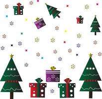 Seamless pattern vector illustration on the theme of Christmas.