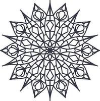 Laser cut Wedding Mandala template, vector