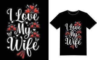 Valentine Day T-shirt Design vector