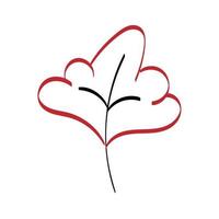 Hand Drawn Autumn element. Doodle design element. vector