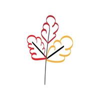 Hand Drawn Autumn element. Doodle design element. vector