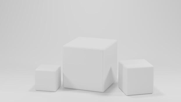 3d rendering display product abstract minimal scene with geometric podium platform. stand for cosmetic products. Stage showcase on pedestal 3d studio. photo