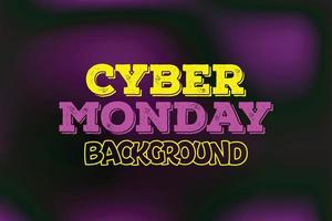 Cyber Monday sale poster. Commercial discount event banner. Cyber Monday textured. Vector business illustration. Cyber Monday vector illustration. Cyber Monday sale banner layout design