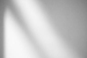Window shadow drop on white wall background photo